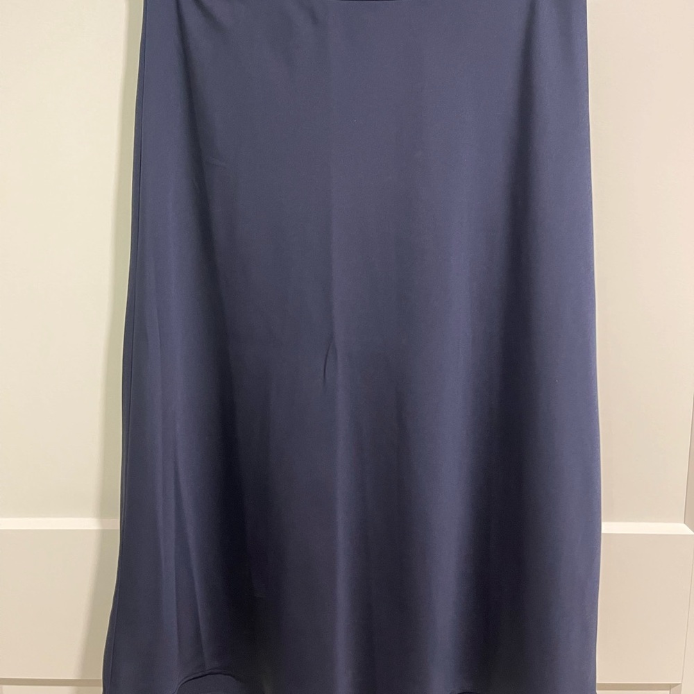 J. Crew Navy Blue Midi Skirt Sz Large 💕